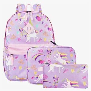 Unicorn 3pcs Backpack